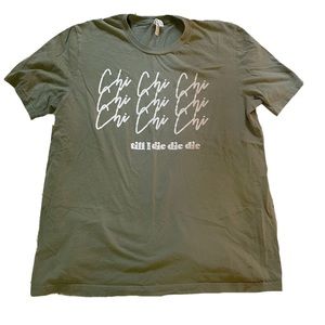 XL - Women’s CANVAS Chi Chi Chi 'Til I Die Die Die' Green Sorority Shirt
